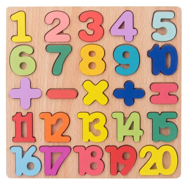 Puzzle en bois Montessori jouets