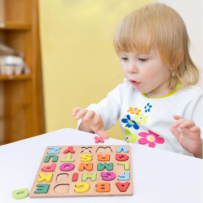 Puzzle en bois Montessori jouets