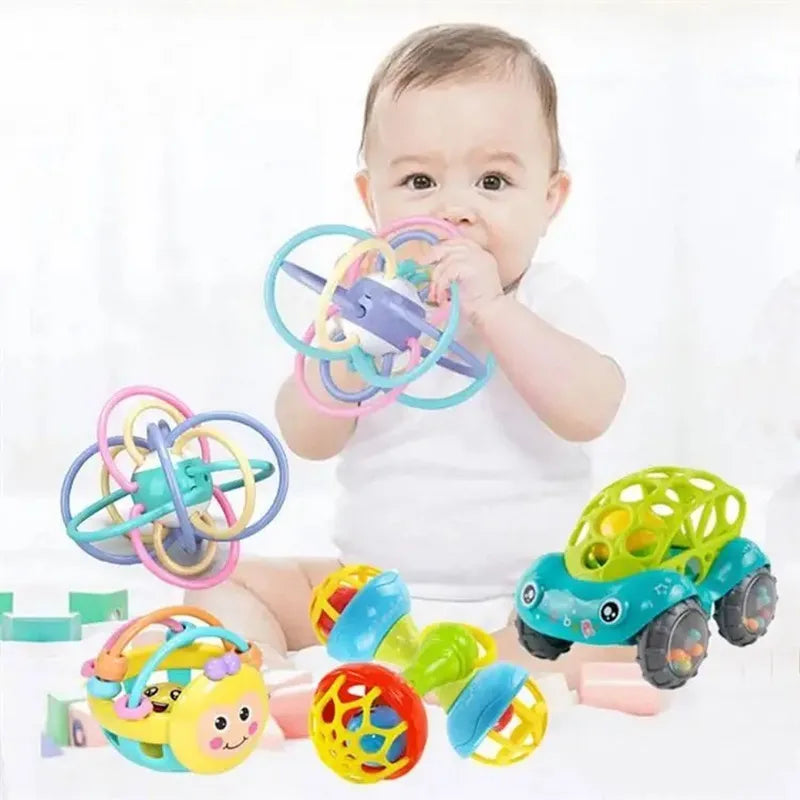 Jouets de développement pour bébé, hochet de dentition, sensoriel