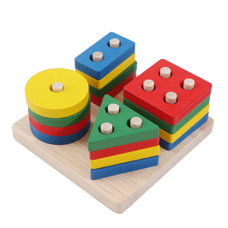 Puzzle en bois Montessori jouets