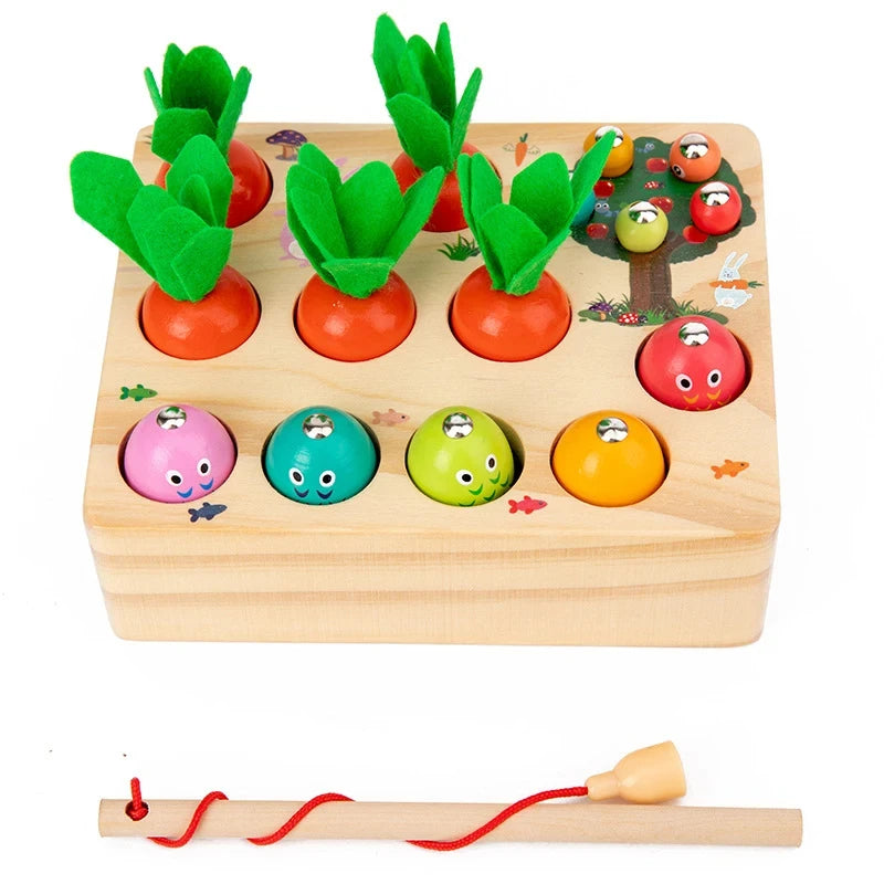 Jeu montessori trieur de formes en bois