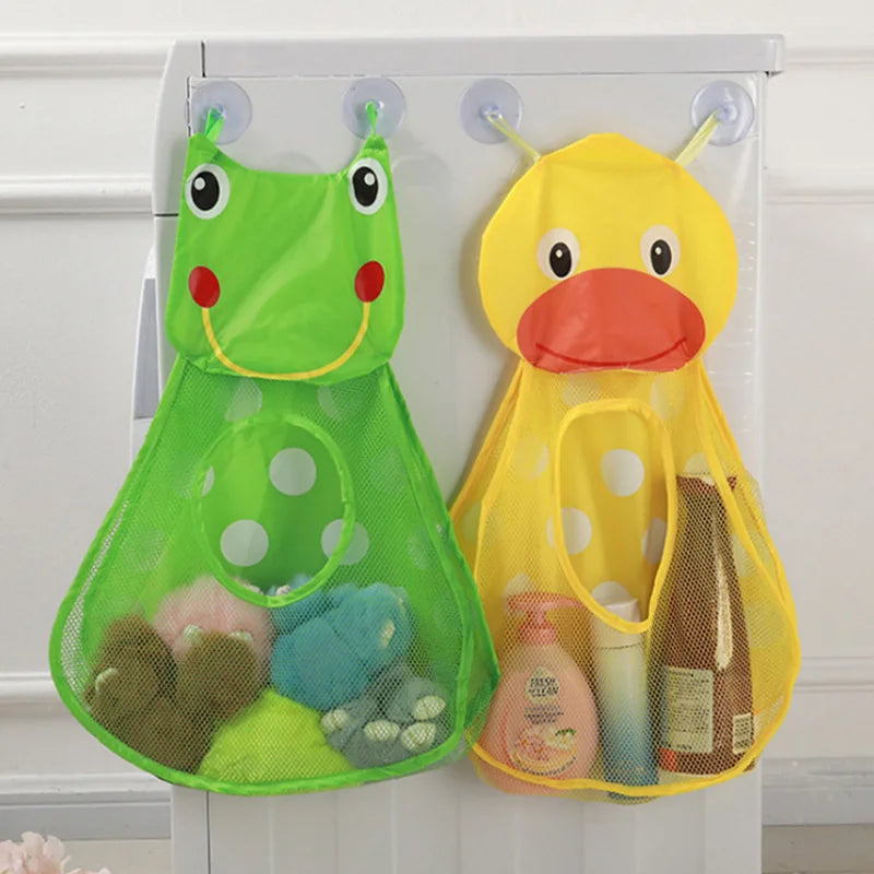 Sac de rangement de jouets pour bain bébé filet en maille