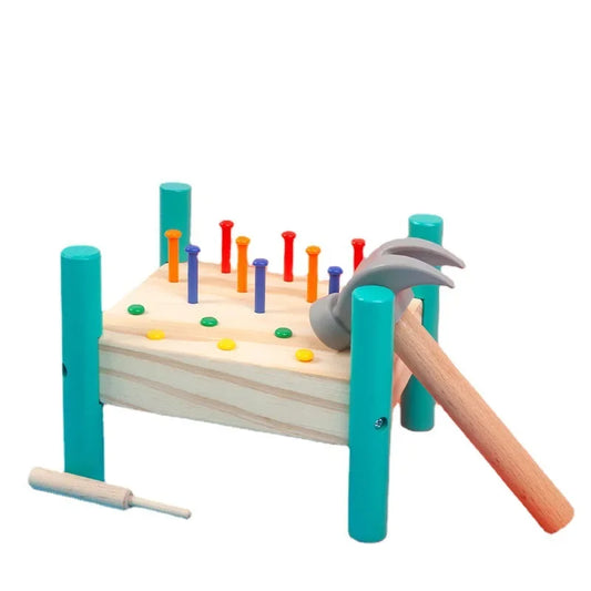 Jouets en bois Montessori marteau à frapper, simulation entraînement aux compétences de vie, outil d'assemblage éducatif précoce