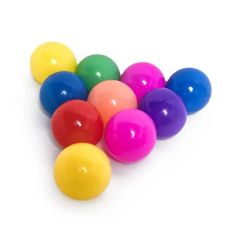 Lot de 100 balles de sport d'extérieur colorées et douces pour piscine