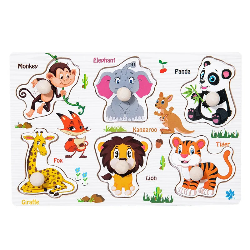 Puzzle en bois Montessori jouets