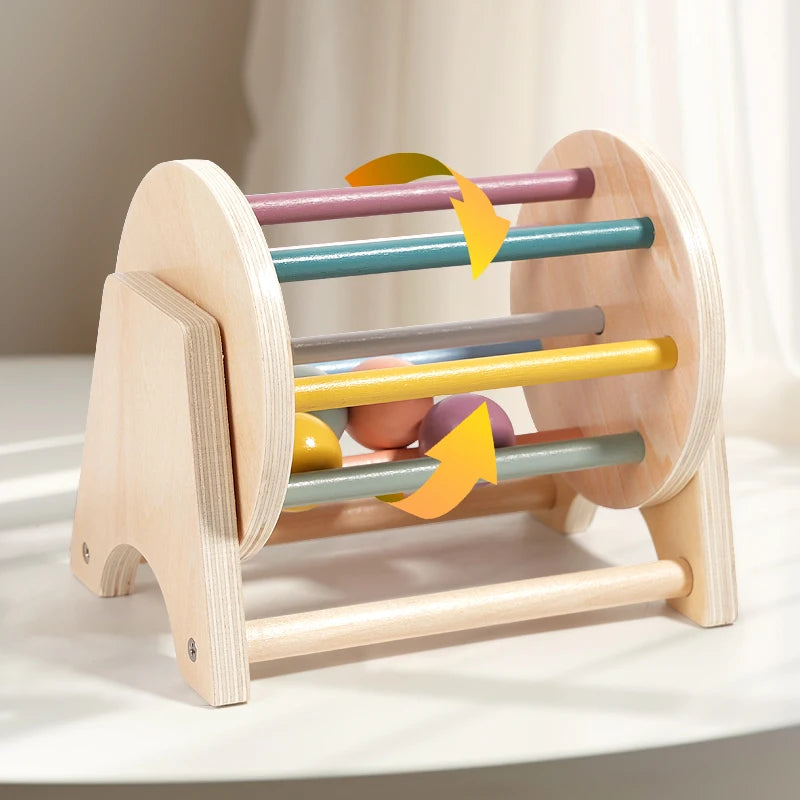 Tambour en bois Montessori pour bébé