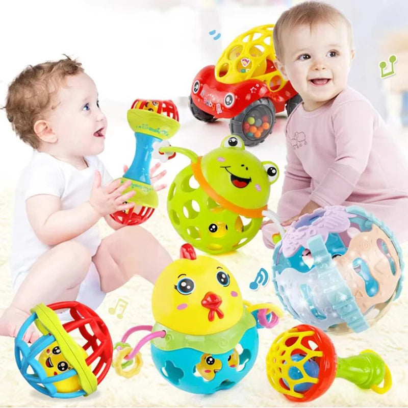 Jouets de développement pour bébé, hochet de dentition, sensoriel