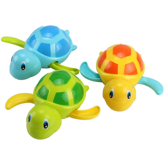 animal tortue classique bébé eau jouet infantile nager tortue remontage chaîne enfants plage bain jouets