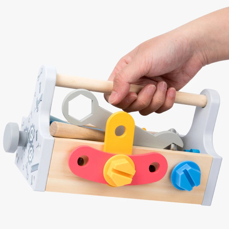 Boîte à outils, en bois, jeu de simulation, puzzle, démontage, simulation, réparation