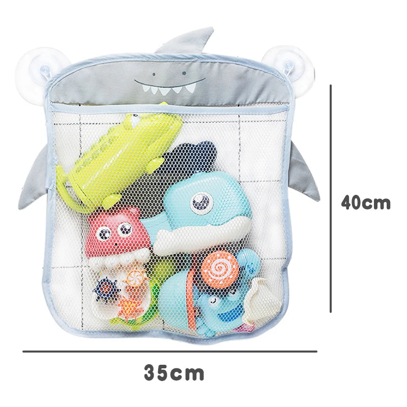 Sac de rangement de jouets pour bain bébé filet en maille